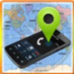 mobile number tracker on map android application logo